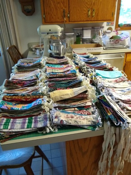 Sewing Masks / Restoration Covenant Church in Apple Valley, MN
